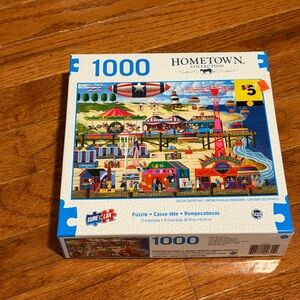 1000-Piece Seaside Carnival Jigsaw Puzzle - Multicolor
